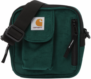 Carhartt WIP Taška cez rameno 'Essentials'  tmavozelená / oranžová / čierna / šedobiela