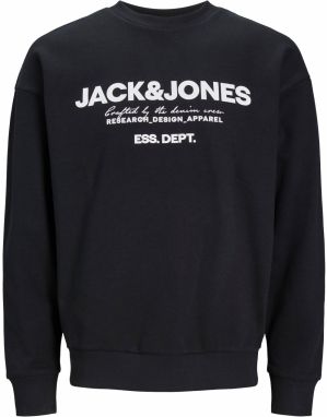 JACK & JONES Mikina 'GALE'  čierna / biela