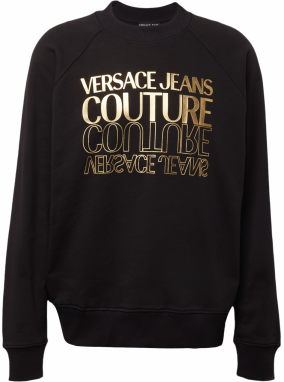 Versace Jeans Couture Mikina  zlatá / čierna