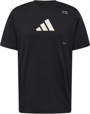 ADIDAS PERFORMANCE Funkčné tričko  čierna / biela