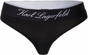 Karl Lagerfeld Tangá  čierna / biela
