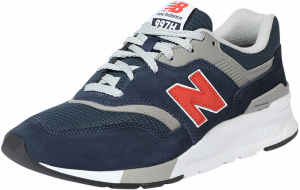 new balance Nízke tenisky '997'  tmavomodrá / sivobéžová / oranžovo červená / biela