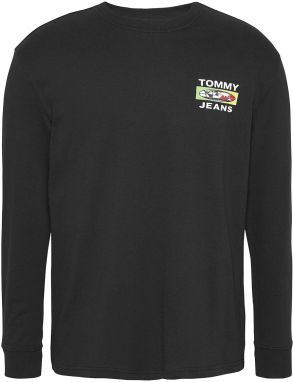 Tommy Jeans Tričko 'Mono Positivity'  žltá / zelená / čierna / biela