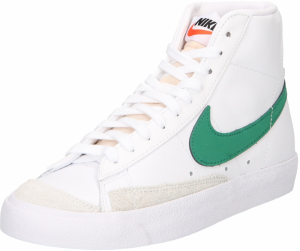 Nike Sportswear Členkové tenisky 'Blazer Mid 77'  svetlosivá / zelená / biela