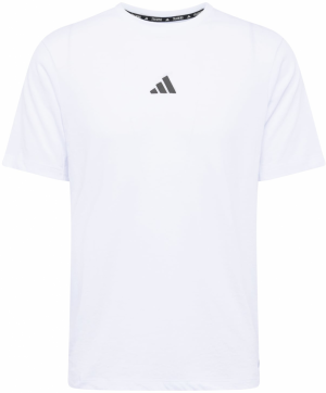 ADIDAS PERFORMANCE Funkčné tričko  kaki / čierna / biela