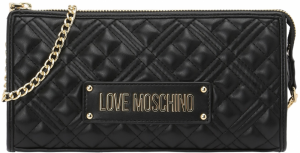Love Moschino Listová kabelka  zlatá / čierna