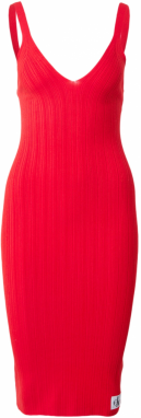 Calvin Klein Jeans Pletené šaty  červená