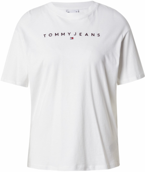 Tommy Jeans Tričko  červená / čierna / biela