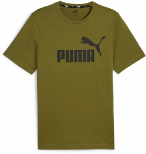 PUMA Funkčné tričko 'Essential'  olivová / čierna