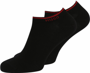 HUGO Red Ponožky  ohnivo červená / čierna