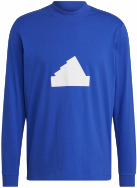 ADIDAS SPORTSWEAR Funkčné tričko 'Long-Sleeve Top'  modrá / biela
