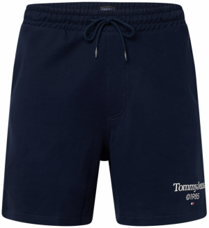 Tommy Jeans Nohavice  námornícka modrá / ohnivo červená / biela