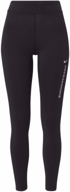 Nike Sportswear Športové nohavice 'Swoosh'  čierna / biela