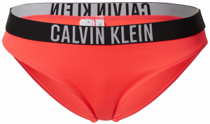 Calvin Klein Swimwear Bikinové nohavičky  sivá / červená / čierna