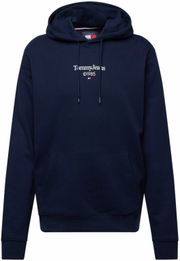 Tommy Jeans Mikina  tmavomodrá / jasne červená / biela