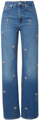 River Island Džínsy 'EMILE'  modrá denim / strieborná