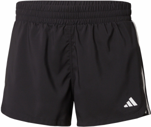 ADIDAS PERFORMANCE Športové nohavice 'Pacer 3 Stripes Mid Rise'  čierna / biela