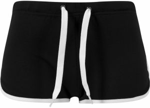 Urban Classics Športové nohavice  čierna / biela