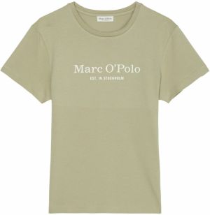 Marc O'Polo Tričko  kaki / šedobiela