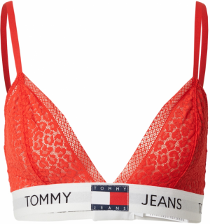 Tommy Jeans Podprsenka  sivá / červená / čierna / prírodná biela