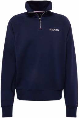 TOMMY HILFIGER Mikina  námornícka modrá / biela