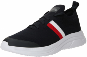 TOMMY HILFIGER Slip-on obuv 'Modern Essential'  tmavomodrá / červená / biela