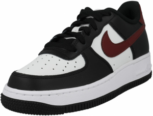 Nike Sportswear Tenisky 'AIR FORCE 1'  vínovo červená / čierna / biela