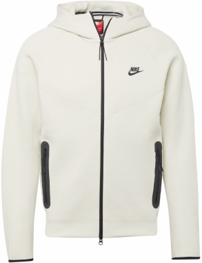 Nike Sportswear Tepláková bunda 'TCH FLC'  čierna / šedobiela