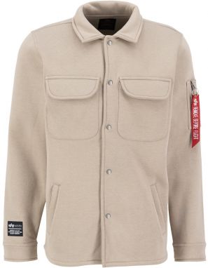 ALPHA INDUSTRIES Prechodná bunda  svetlobéžová / červená / čierna / biela