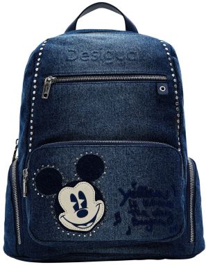 Desigual Batoh 'Mickey Mouse'  modrá denim / čierna / prírodná biela