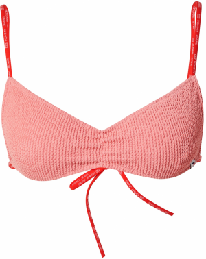 Tommy Jeans Bikinový top  ružová