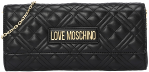 Love Moschino Listová kabelka  čierna