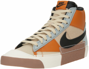 Nike Sportswear Členkové tenisky 'BLAZER MID PRO CLUB'  tmelová / tmavooranžová / čierna / biela