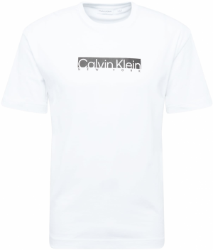 Calvin Klein Tričko 'NEW YORK'  čierna / biela
