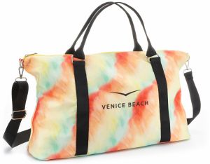 VENICE BEACH Športová taška  béžová / zelená / oranžová