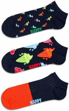 Happy Socks Ponožky  námornícka modrá / svetlomodrá / oranžová / jasne červená