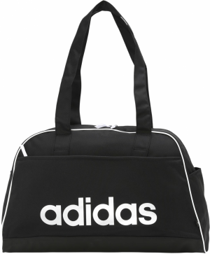 ADIDAS SPORTSWEAR Športová taška 'Linear Essentials'  čierna / biela