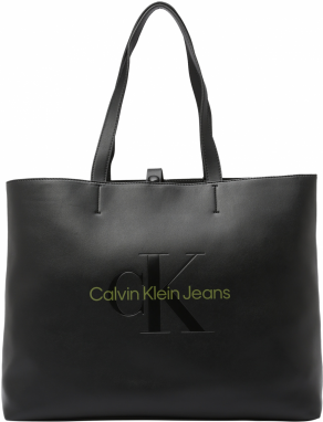 Calvin Klein Jeans Shopper  kiwi / čierna