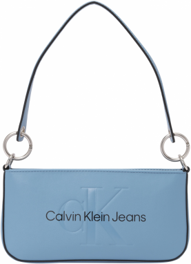 Calvin Klein Jeans Kabelka na rameno  modrá denim / čierna