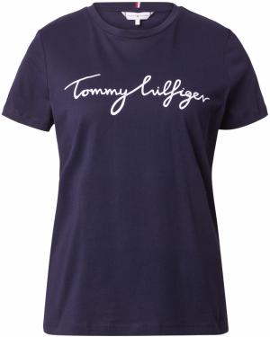 TOMMY HILFIGER Tričko  námornícka modrá / biela