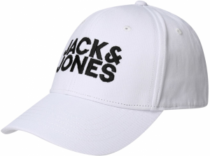 JACK & JONES Čiapka 'GALL'  čierna / biela