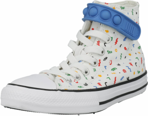 CONVERSE Tenisky 'Chuck Taylor All Star Bubble Strap 1V'  modrá / žltá / zelená / biela