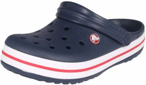 Crocs Šľapky 'Crocband'  námornícka modrá / červená / biela