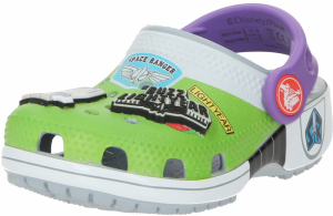 Crocs Otvorená obuv 'Toy Story Buzz Classic'  pastelovo modrá / trávovo zelená / fialová / čierna