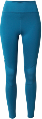 PUMA Športové nohavice 'Individual BLAZE'  modrá / neónovo žltá / biela