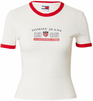 Tommy Jeans Tričko 'ARCHIVE GAMES'  námornícka modrá / červená / biela