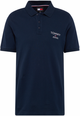 Tommy Jeans Tričko  námornícka modrá / jasne červená / biela