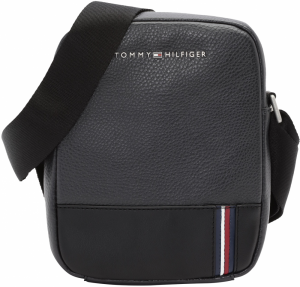 TOMMY HILFIGER Taška cez rameno  námornícka modrá / antracitová / červená / biela