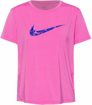 NIKE Funkčné tričko 'ONE SWSH HBR'  modrá / ružová