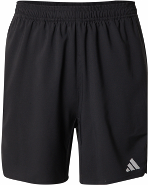 ADIDAS PERFORMANCE Športové nohavice 'Hiit Workout 3-stripes'  čierna / strieborná